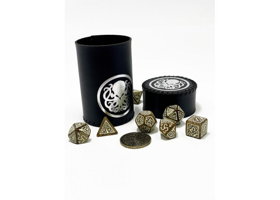 Чаша для кубиків Ктулху (чорна) (Dice cup Cthulhu black)