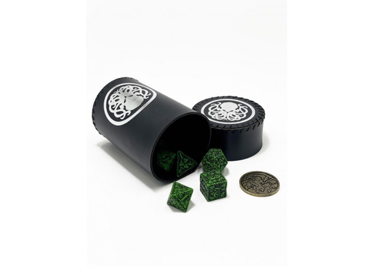 Чаша для кубиків Ктулху (чорна) (Dice cup Cthulhu black)