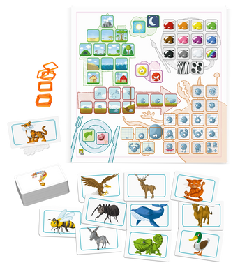Настільна гра Концепт для дітей: Тварини (Concept Kids: Animals) CKA-UA01 фото