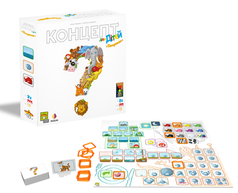 Настільна гра Концепт для дітей: Тварини (Concept Kids: Animals) CKA-UA01 фото