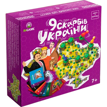 Настільна гра Квест у коробці: 9 скарбів України IQC-9SU-01 фото