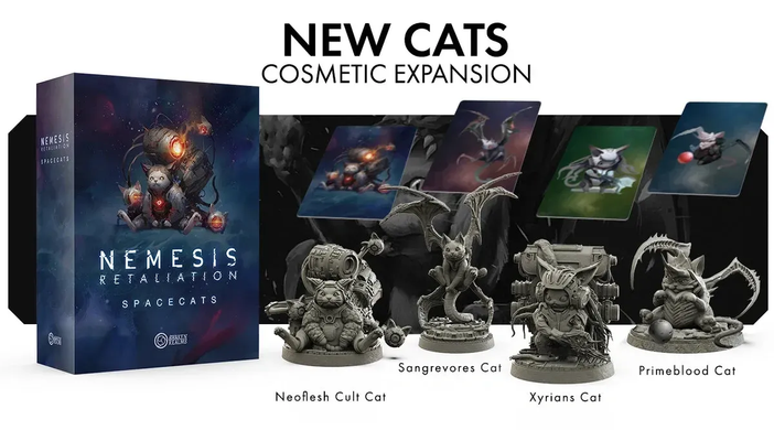 Набір мініатюр до гри Nemesis: Retaliation - Space Cats