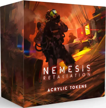 Делюкс набір акрилових жетонів до гри Немезида. Відплата. Acrylic Pack for Nemesis Retaliation