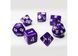 Набір кубиків - Opaque 7 Dice Set - Dark purple, Фіолетовий